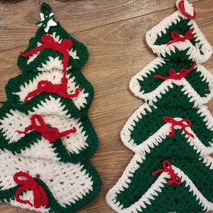 Crocheted Christmas Trees