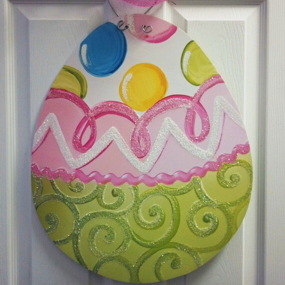 Items similar to Easter Egg Door Decor on Etsy