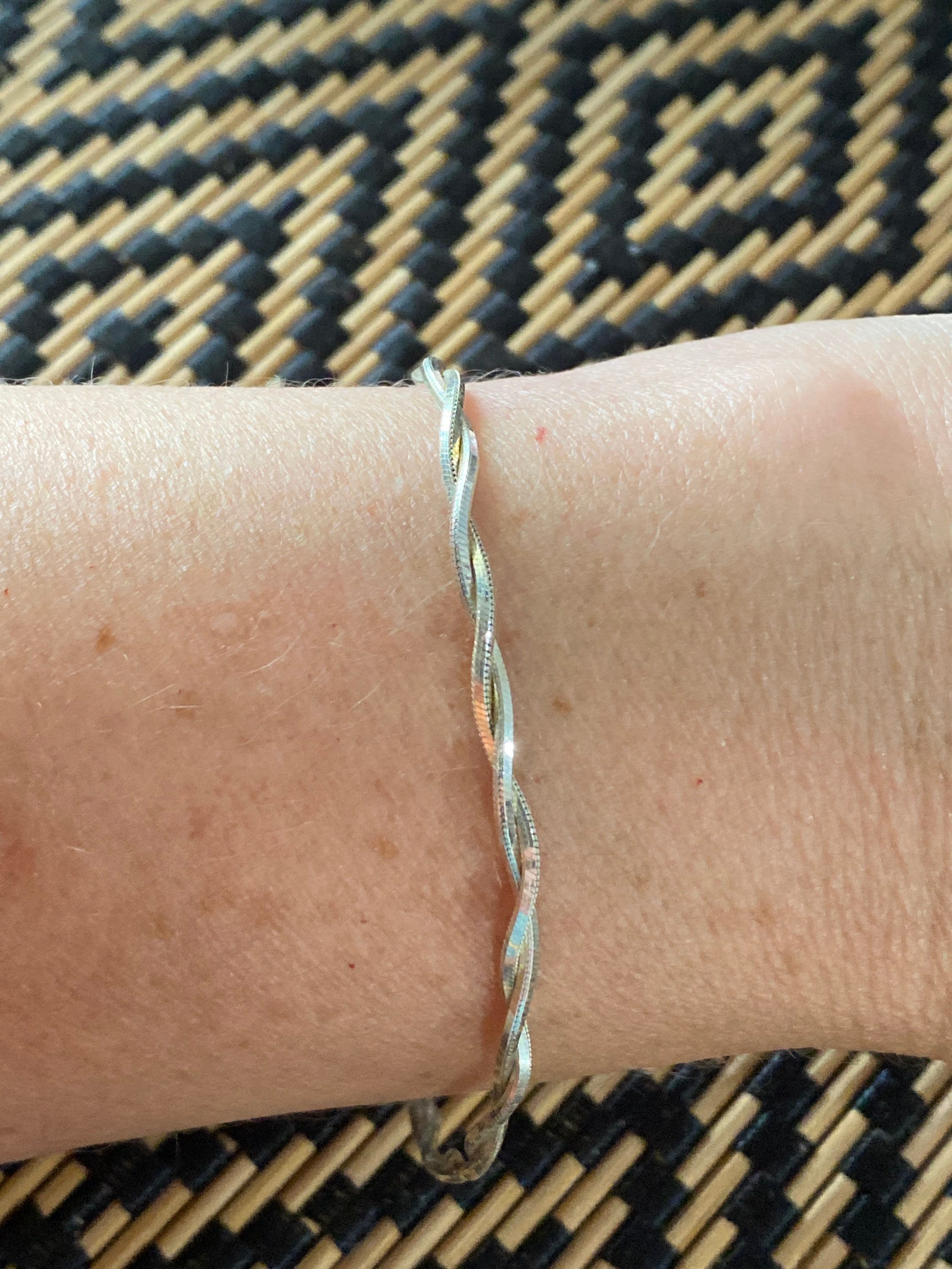 ITALY MADE SILVER925 TWIST BRACELET/シルバー Sterling Silver Twist Bracelet Italy - Etsy