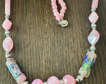 Vintage Japanese Glass Necklace