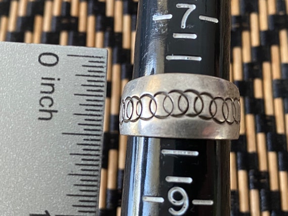 Infinity Loop or Eternity Sterling Silver Taxco M… - image 8