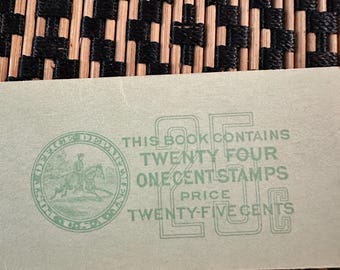 US BK86 MNH Stamp Booklet: One-Cent and Two-Cent  Unused George Washington