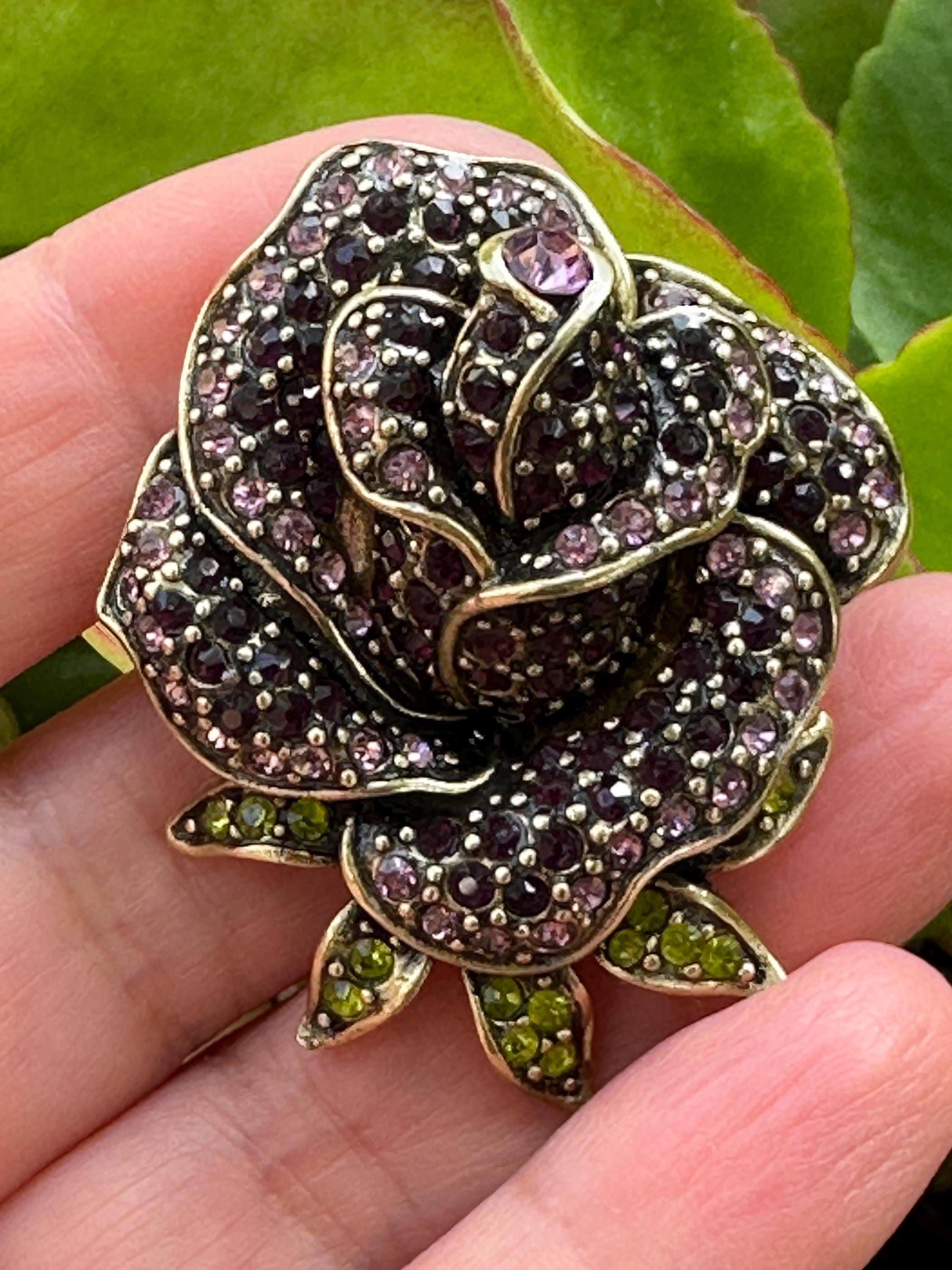 Heidi Daus Old Brooch - Etsy