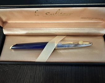 Waterman Carlene Deluxe Blue Le Sulitzer Pen