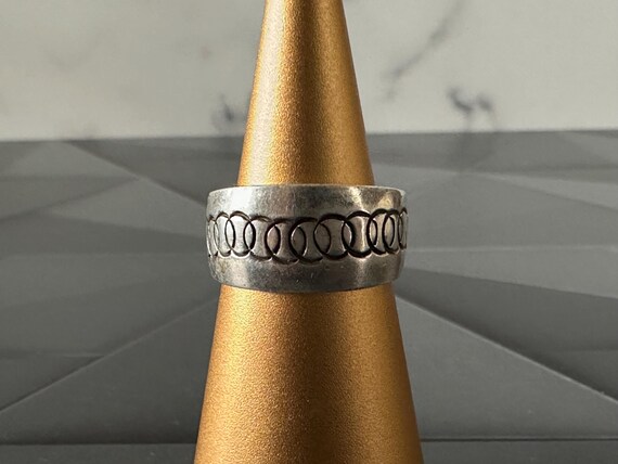 Infinity Loop or Eternity Sterling Silver Taxco M… - image 2