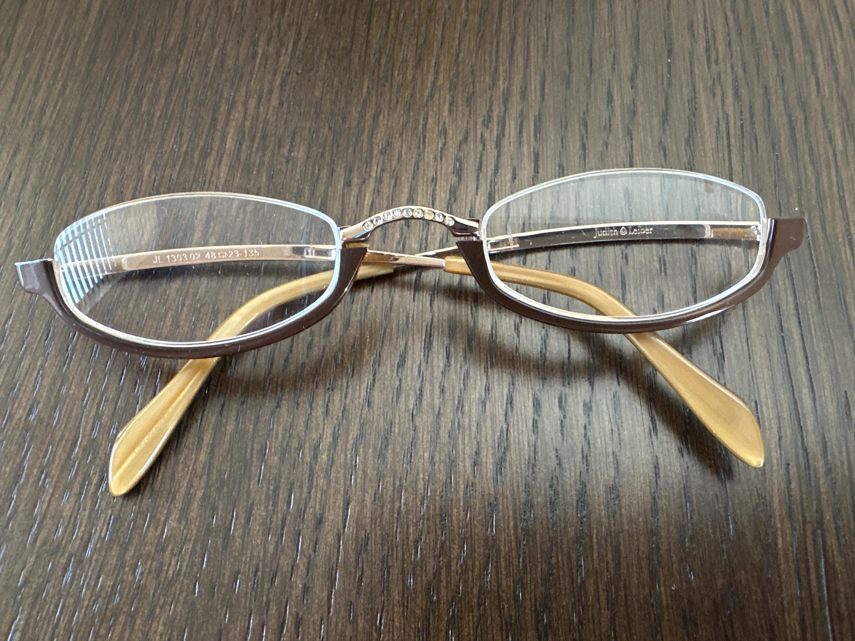 Judith Lieber 61 MM Stunning Red White Crystal Arms Beige Red Frames Pink Lenses Judith Leiber Red Slim Rectangle Clutch main image 4