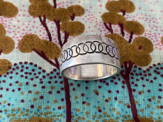 Infinity Loop or Eternity Sterling Silver Taxco M… - image 3