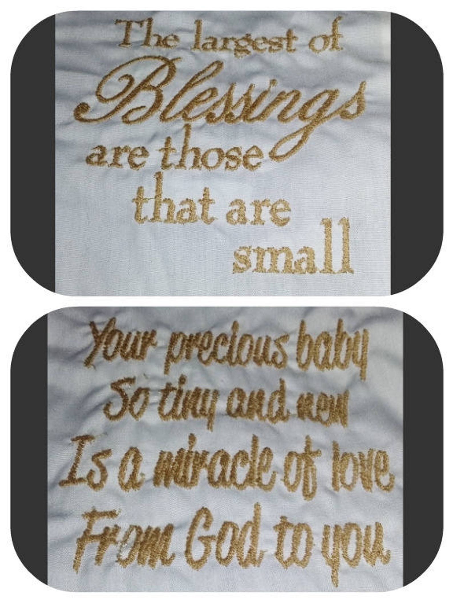 12 Baby Blanket Sayings machine Embroidery Jef Hus Pes Etsy