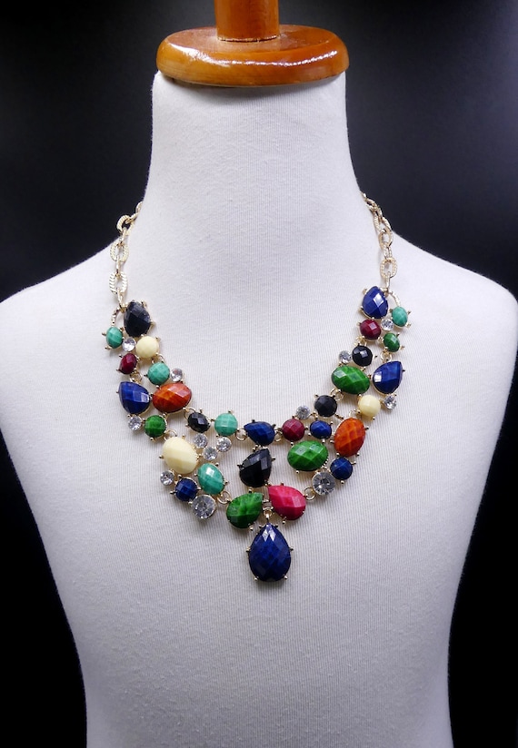 Fashion Women Multicolor Rhinestone Peacock Crystal Pendant Lady's Necklace  | eBay