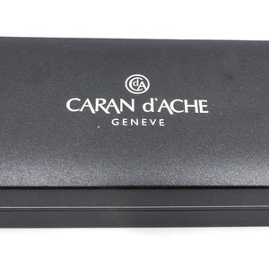 Vintage silver tone Cran D’ ache  Geneve ballpen in box