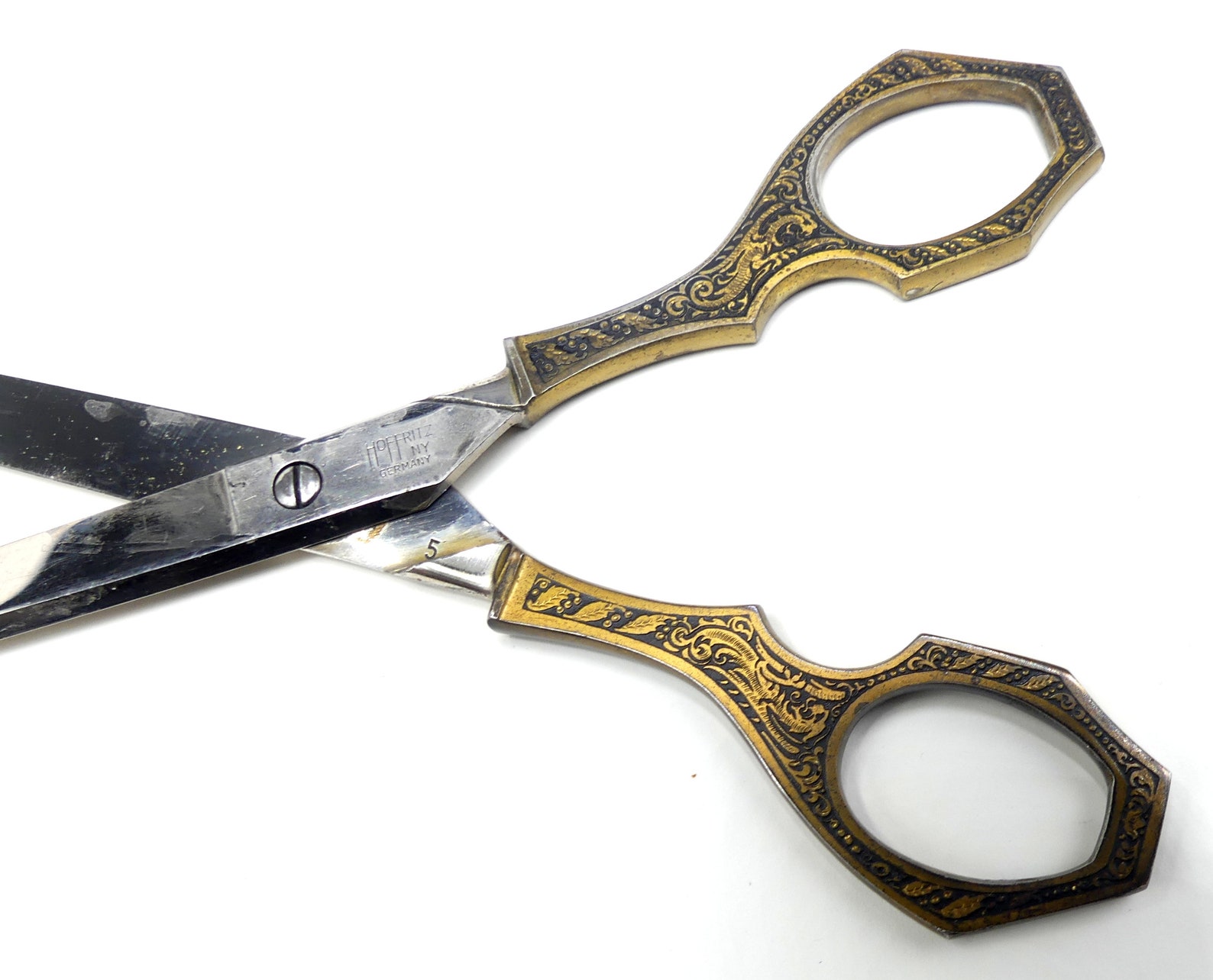 Antique signed Germany Hoffritz two tone scissors Etsy