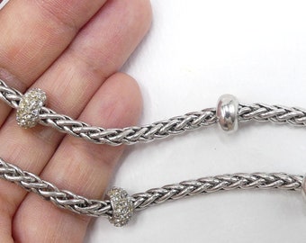 ヴィンテージ サイン入り SW 925 スターリング シルバー ヘビー ロブ  