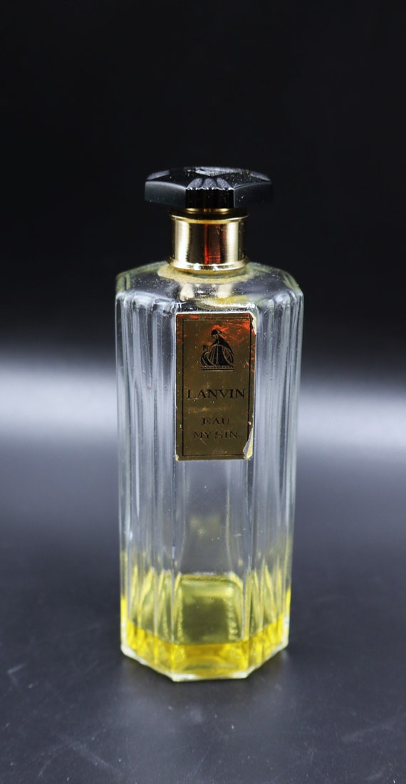 Vintage Octagonal Lanvin Perfume Bottle Only - Etsy