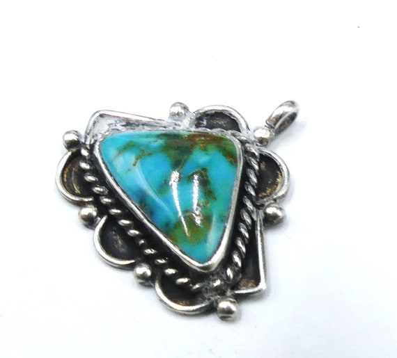 Vintage unmarked native American sterling silver … - image 3