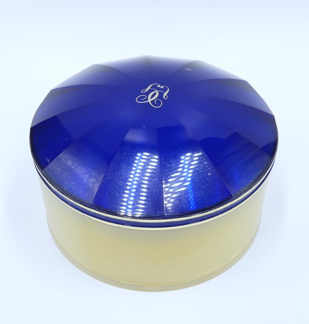 Vintage Shalimar Guerlain Paris Perfumed Dusting Powder Box Only With