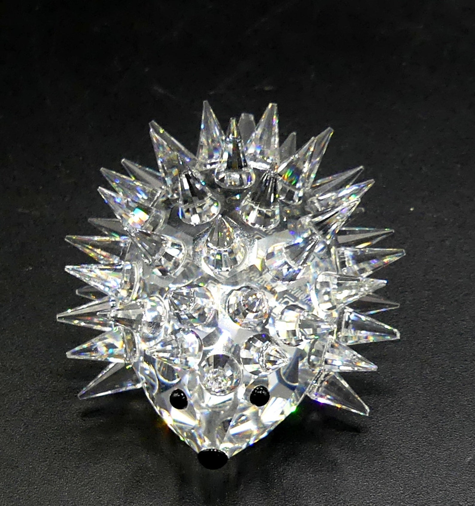 Vintage Swarovski crystal Hedgehog | Etsy