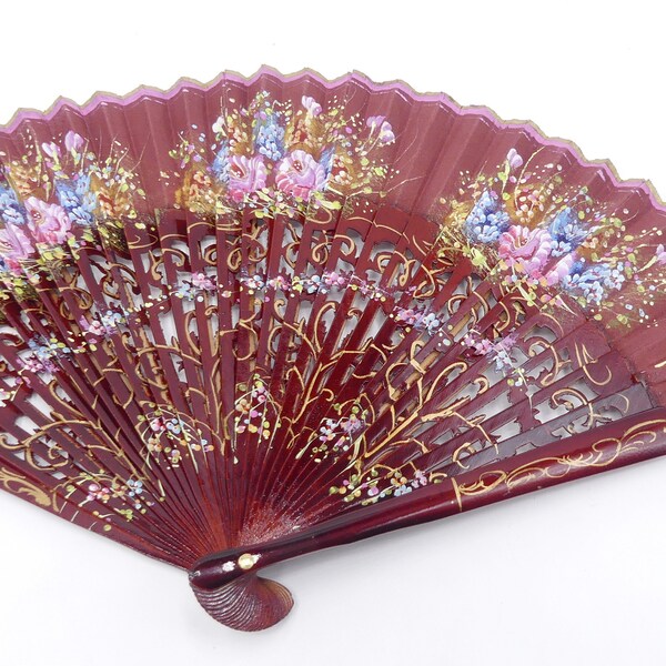 Vintage Hand Fan - Etsy