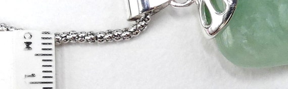Vintage marked 925 sterling silver heavy chain w … - image 10