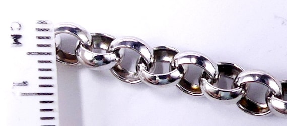 Vintage marked 925 N sterling silver chain & hear… - image 7