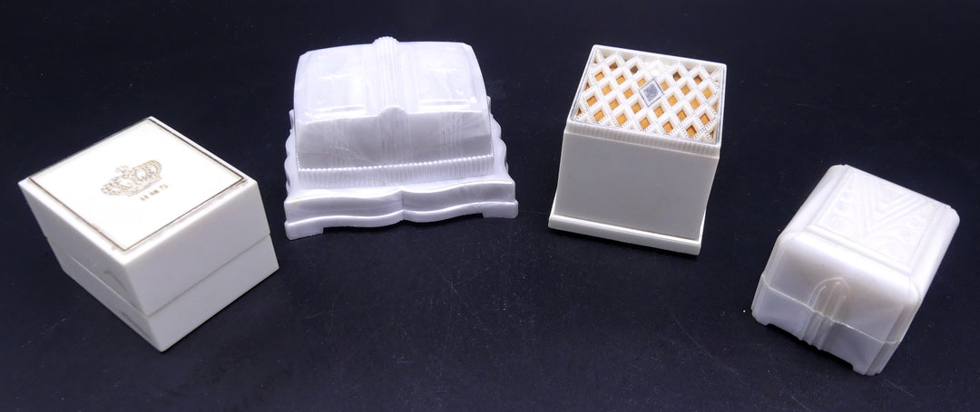 Vintage 4 Art Deco Plastic Ring Boxes Only - Etsy
