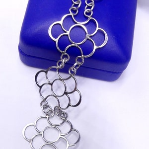 Vintage marked sterling silver link bracelet