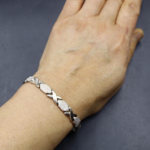 ヴィンテージ 刻印 ITALY MILOR ゴールド ブレスレット Sterling Silver .925 Goldtone Signed MILOR Italy Diamond Cut