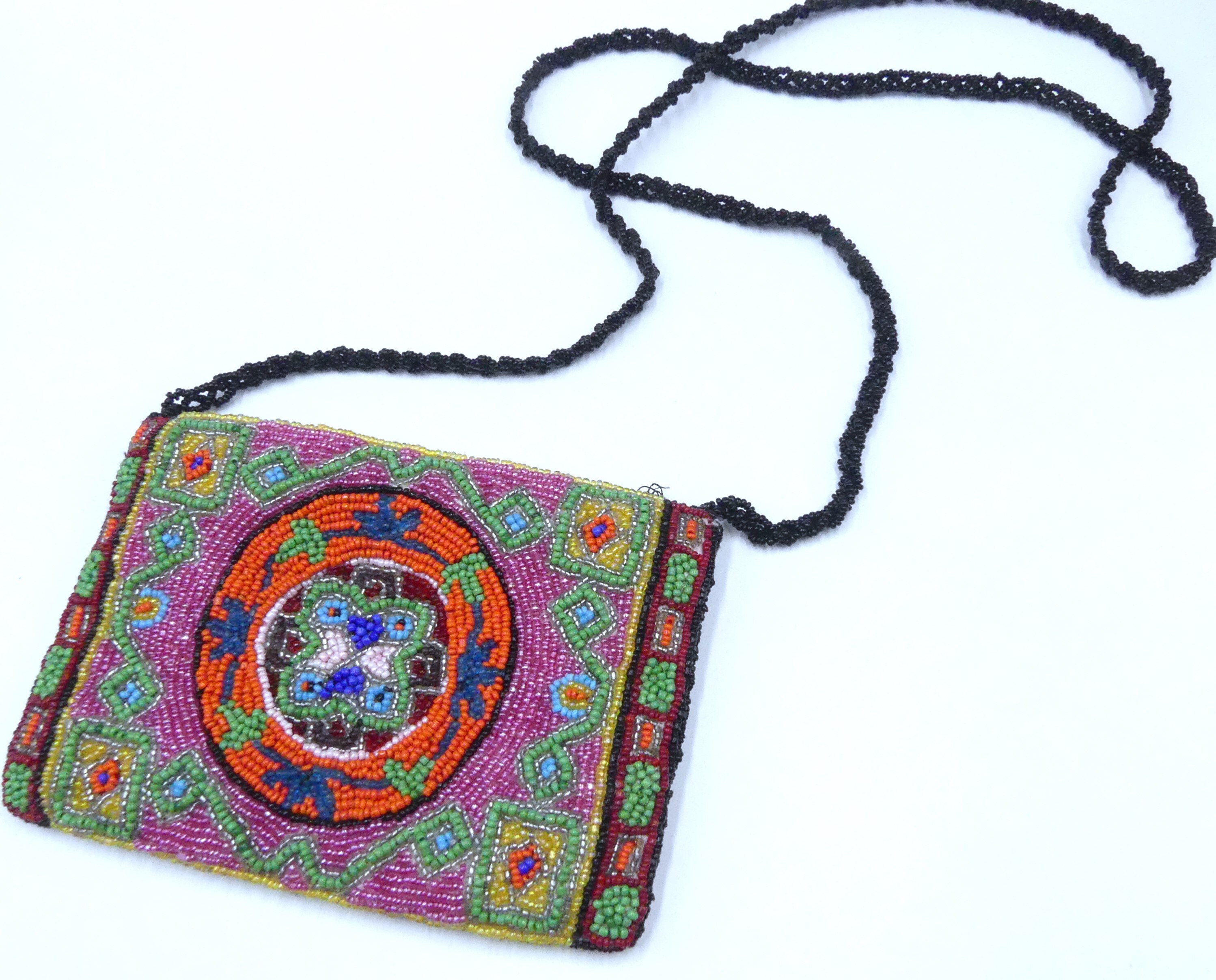Christina Vintage Fully Beaded Decorative Textile Belt Bag with 2 Pockets Beaded Fanny Pack - Etsy main image 4
