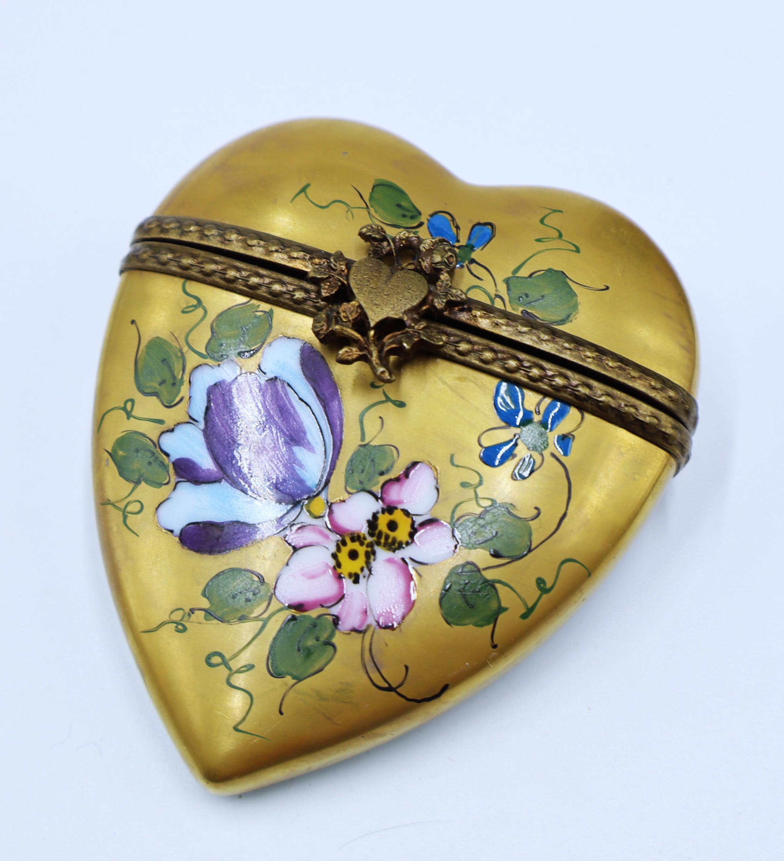 Gold Limoges Box - Etsy