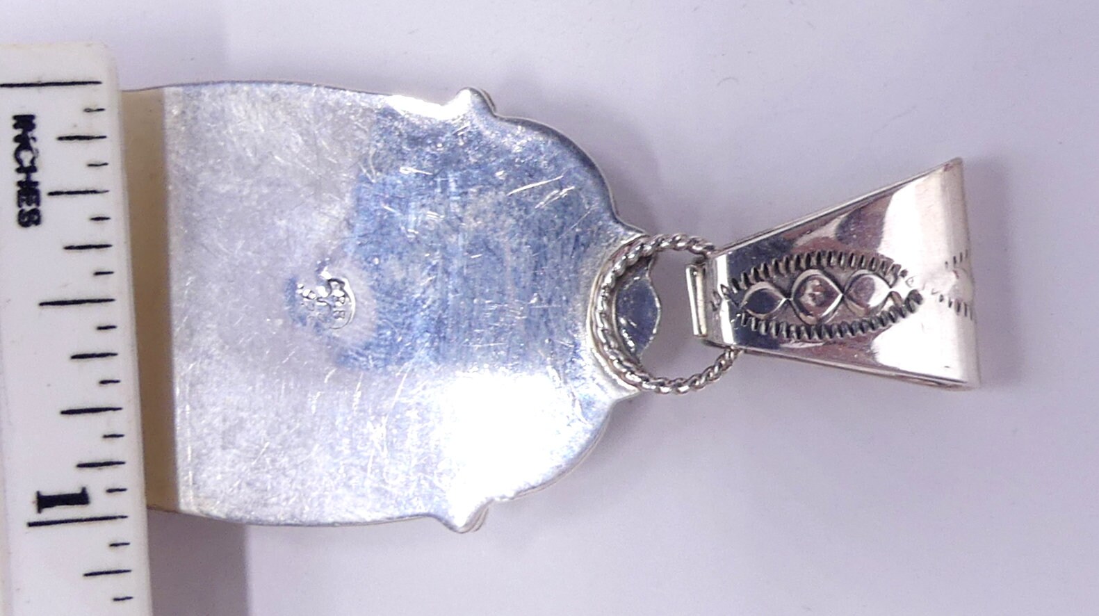 Vintage Large Marked RB 925 Navajo Sterling Silver Vintage Large Marked RB 925 Navajo Sterling Silver