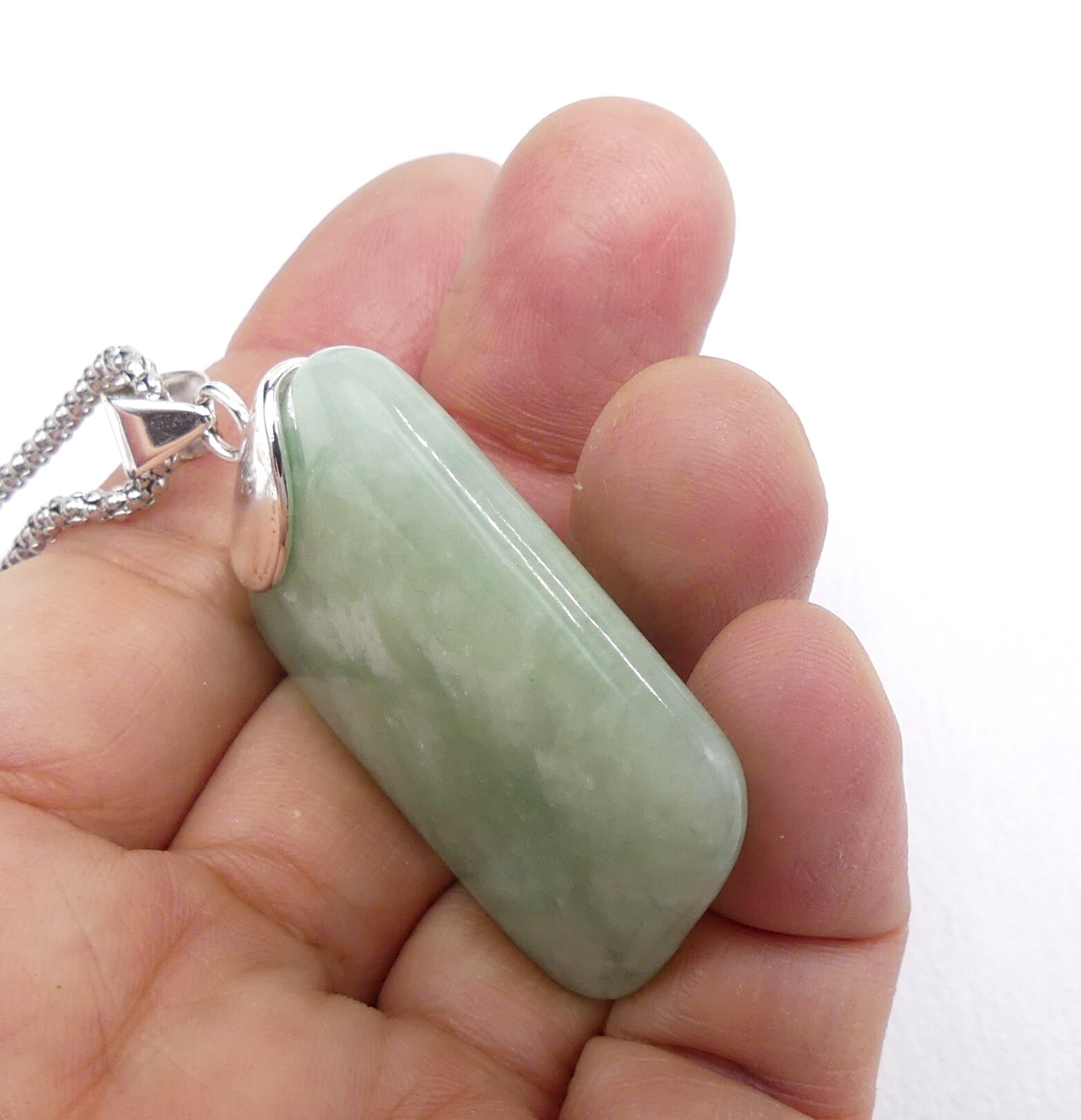 ヴィンテージマーク付き 925 スターリングシルバー ヘビーチェーンと