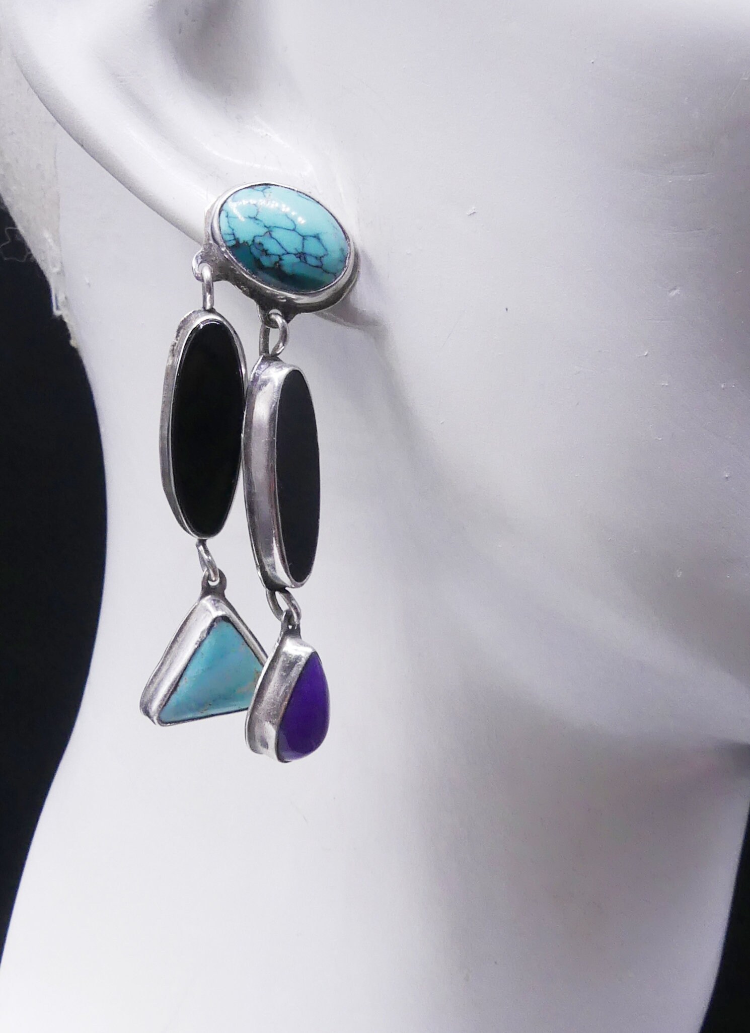 ピアス STONEHENgE Stonehenge Silver Lucky You Earrings StoneHenge New Lucky U 14K Earrings F0369 Cubic Zirconia