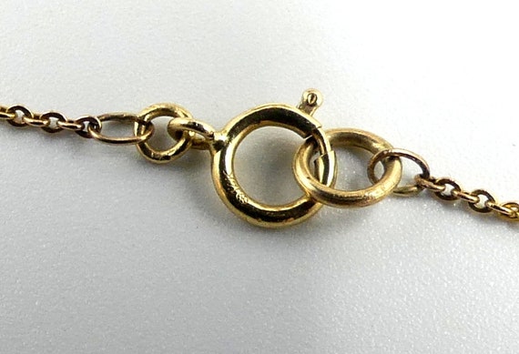 Gorgeous 14k gold chain & Edwardian seed pearl to… - image 9