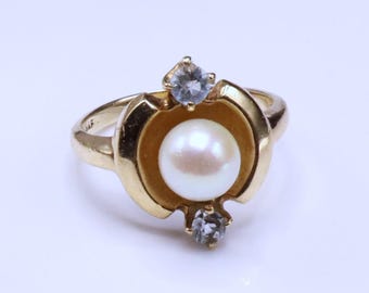 Broche Ancienne En Argent Massif - Motif Fleur De Lys, Forme Ronde, Occasion
