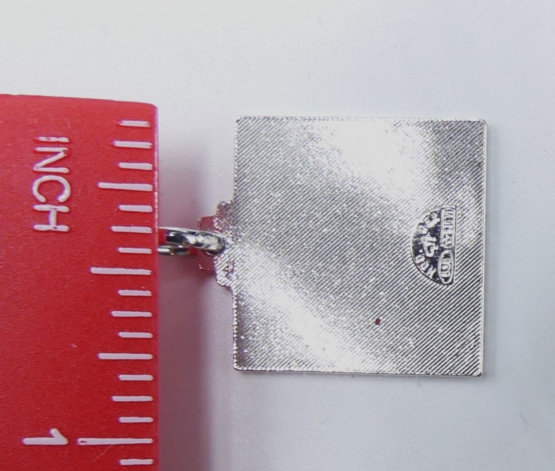 Pendentif En Argent 835 Et émail Signé Gomina - Modèle Z858 - Occasion Vintage