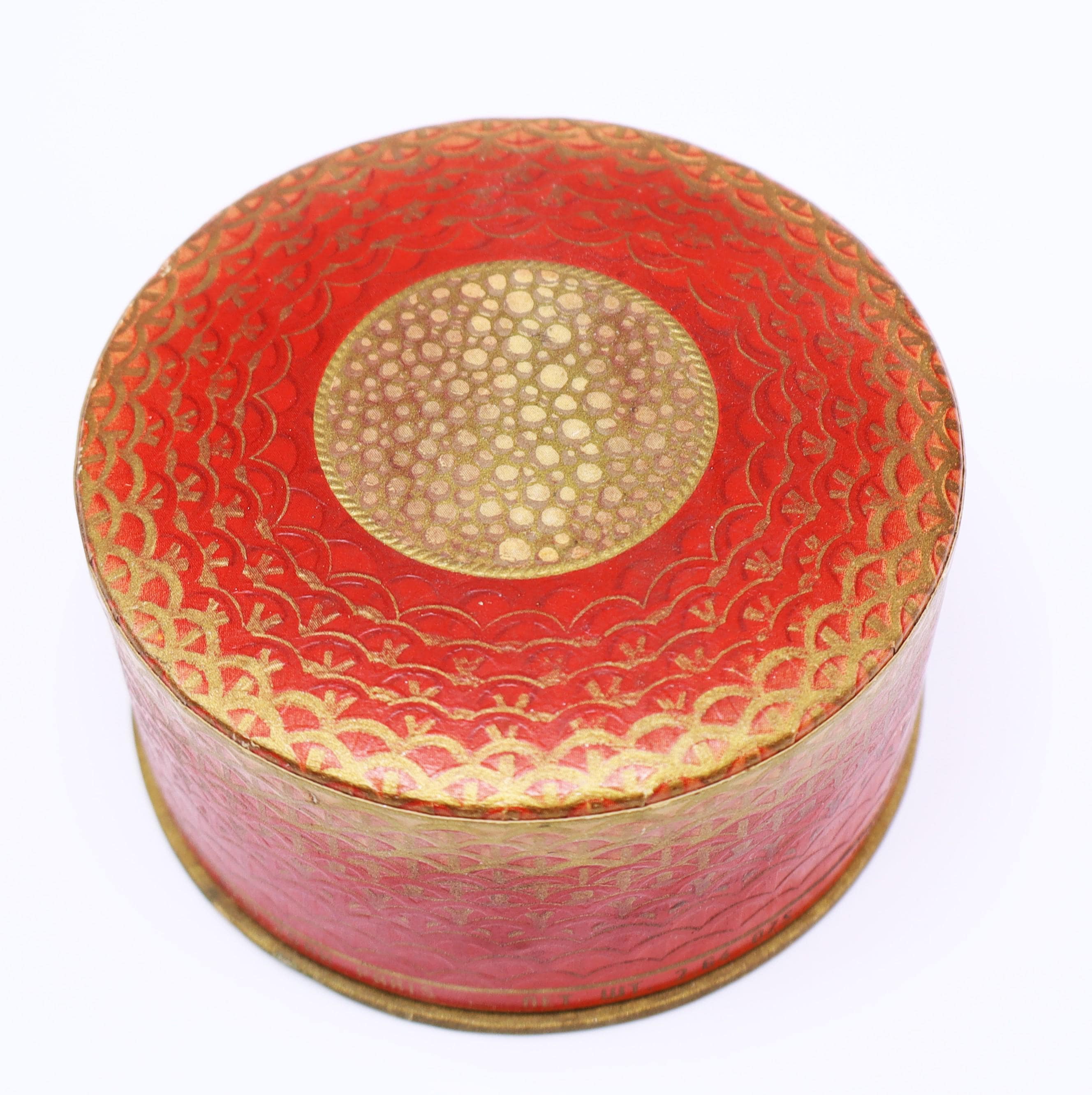 Vintage 30's Coty Red Box Vibrant Air Spun NY Paris Face Powder