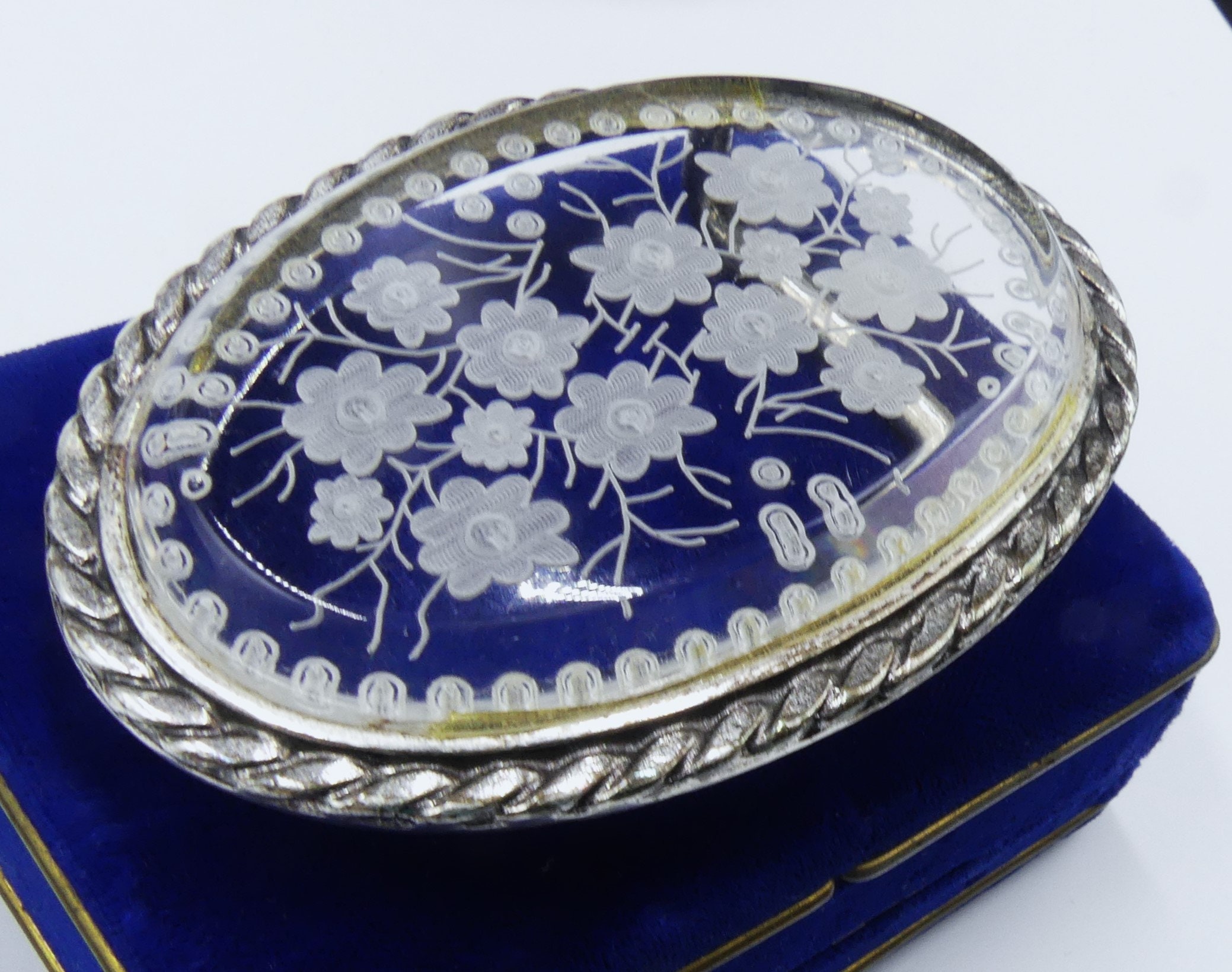 Fibbia di ricambio per cintura reversibile da 40 mm, Vntage Argento, 40mm