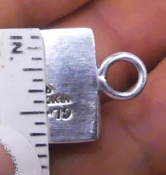 Vintage Marked Mexico 925 TS- 79 Sterling Silver & Faux