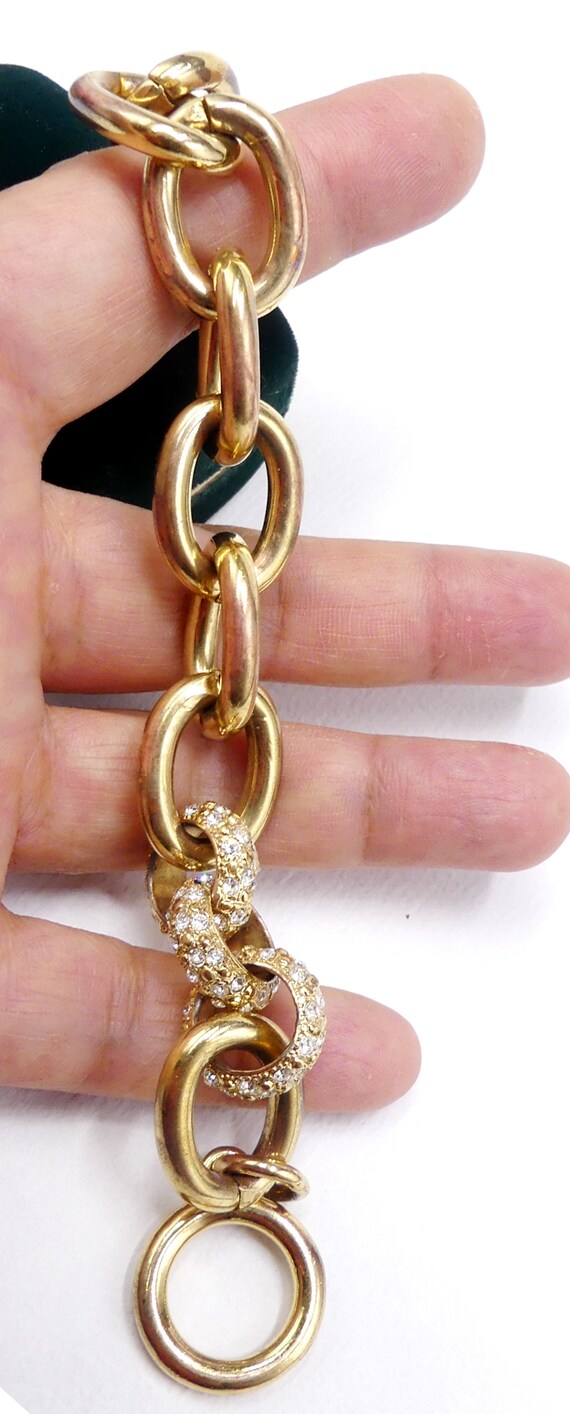 J crew gold link hotsell bracelet