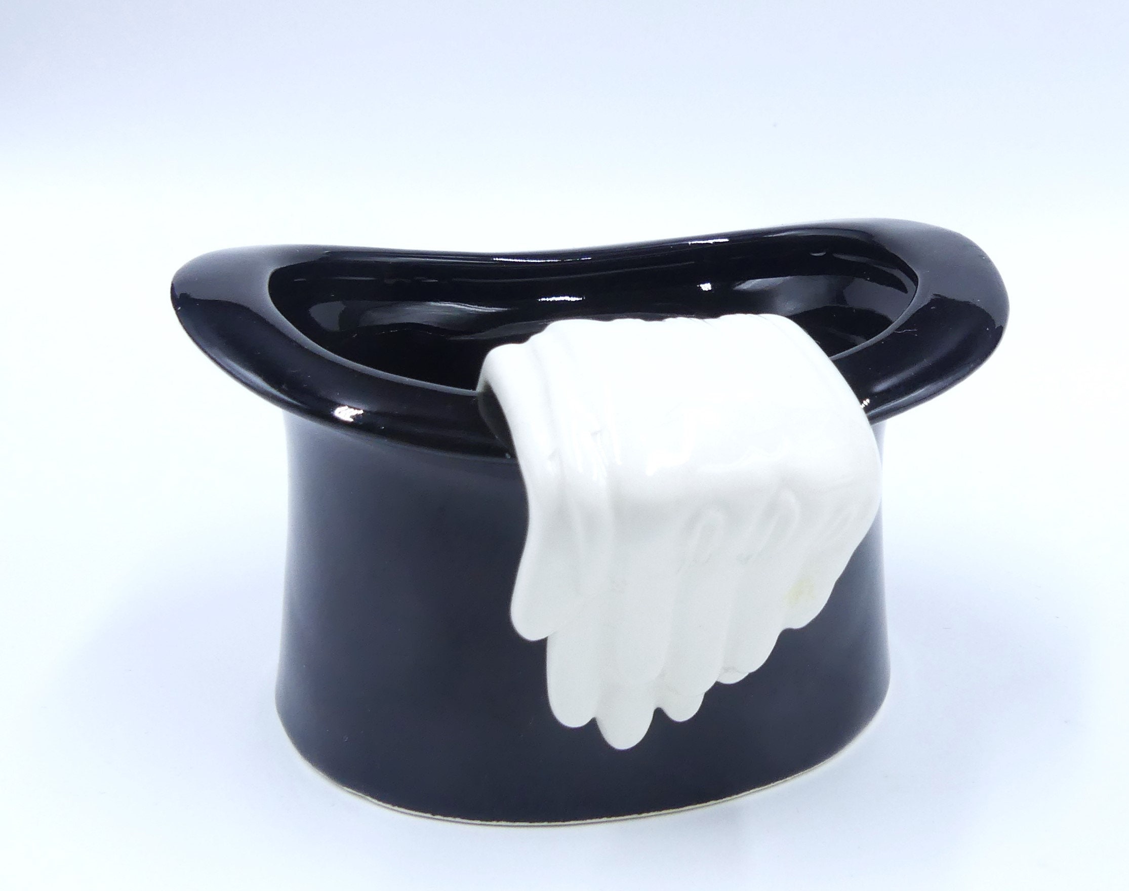 Vintage 60's Japan Ceramic Novelty Glove & Top Hat Vase/planter - Etsy