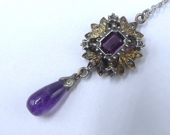 Broche En Argent Poinçonné Avec Marcassites - Motif Gondole - Très Jolie Pièce Vintage