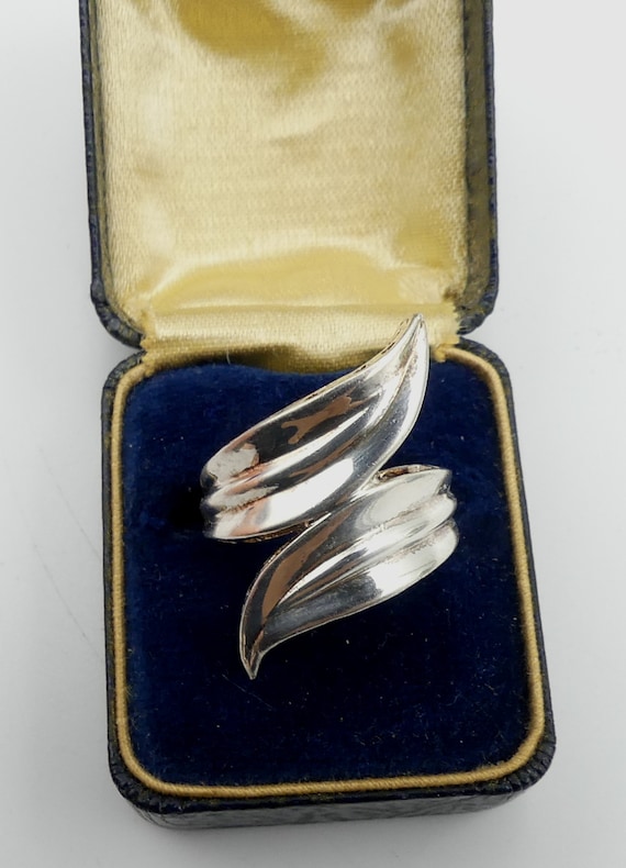 Vintage NF sterling silver ring Size  8