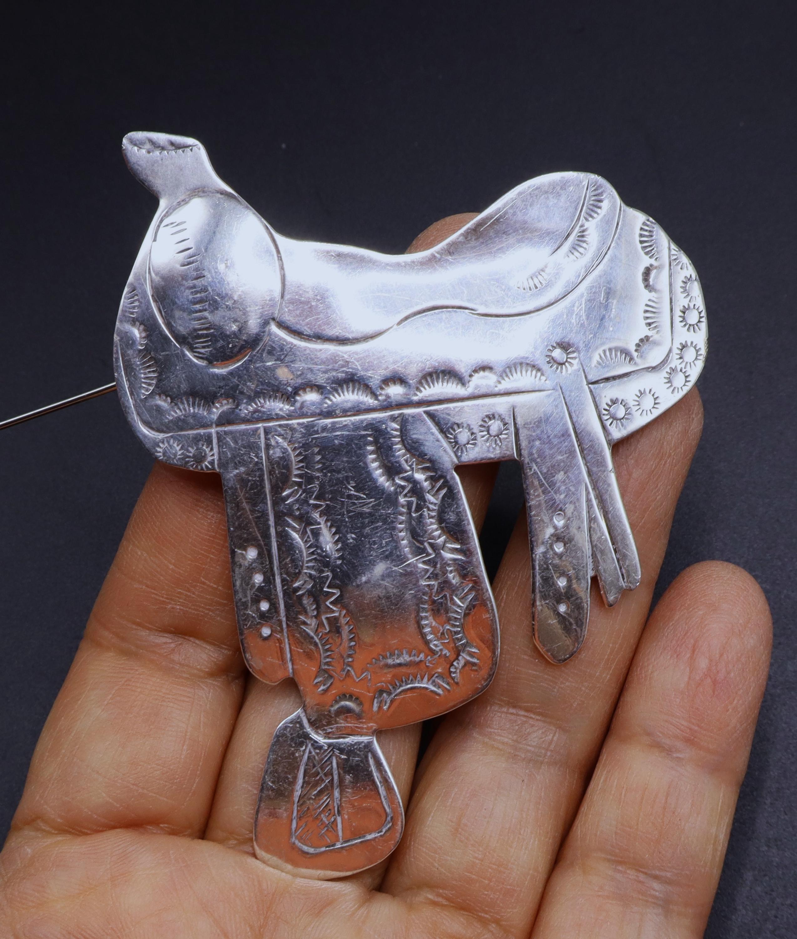 Vintage Signed J Slifka Designs Sterling Silver Brooch Pendant - Etsy