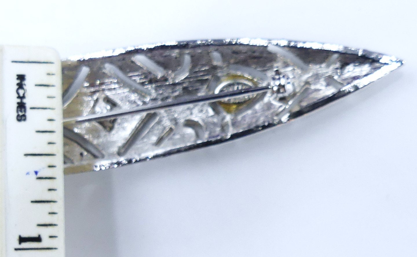 ヴィンテージ ケネス レーン アールデコ スタイル シルバー トーン