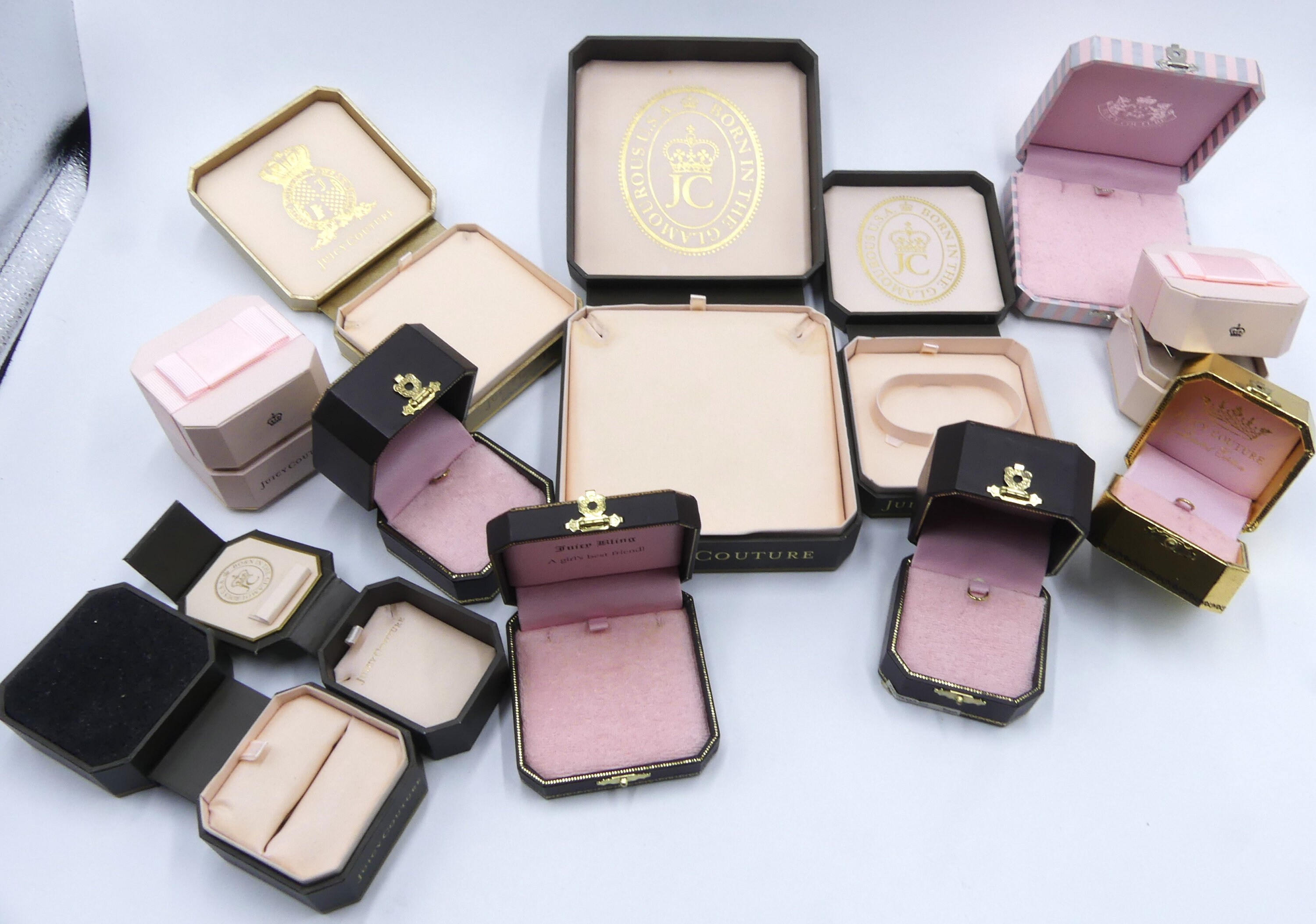 Juicy Couture vintage y2k velour square Jewelry Box bag