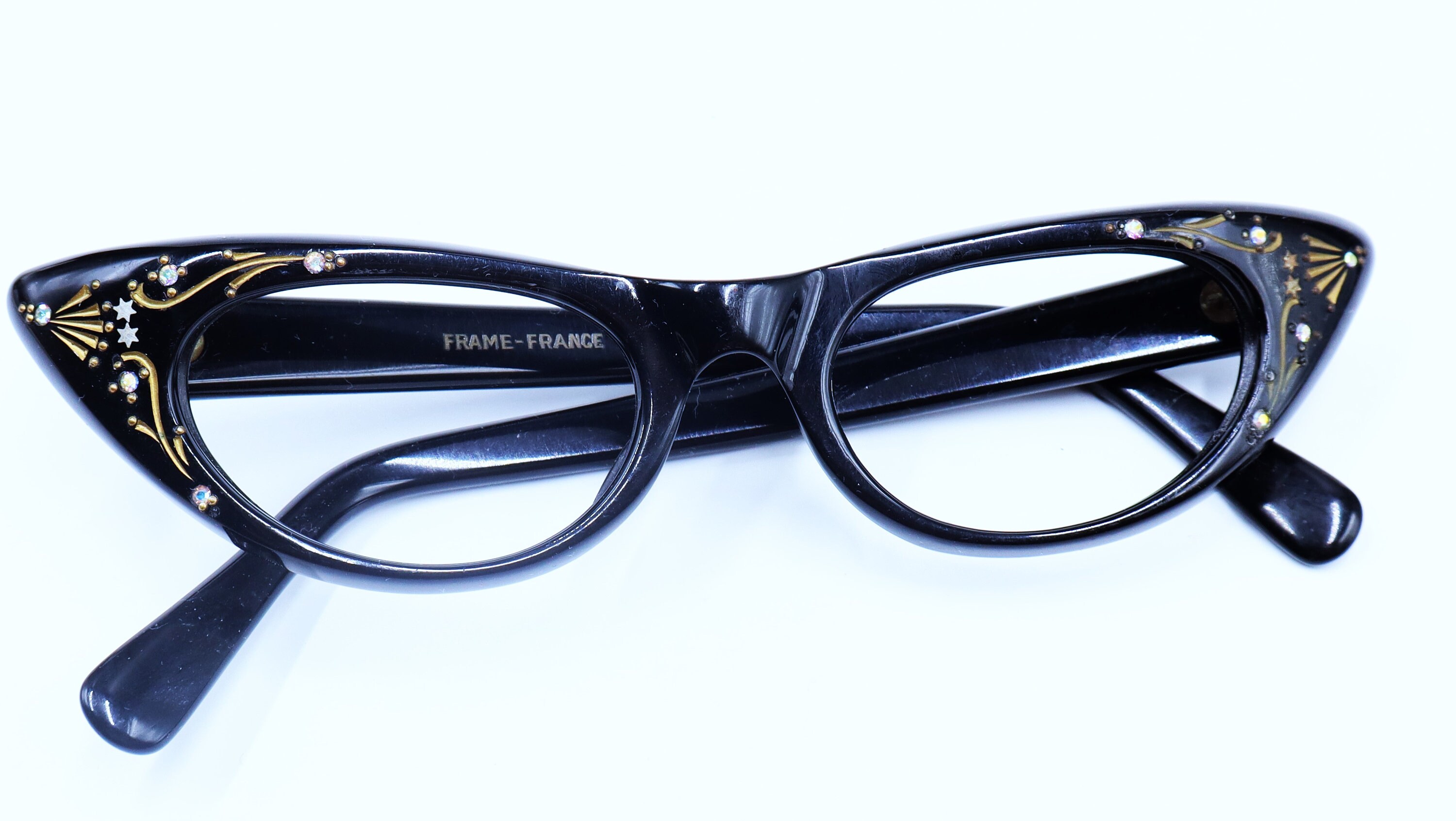 Vintage Frame France Cat Eye Sunglasses Bolle Vintage 396 Cateye sunglass-Made in France-Tort Fade  main image 4