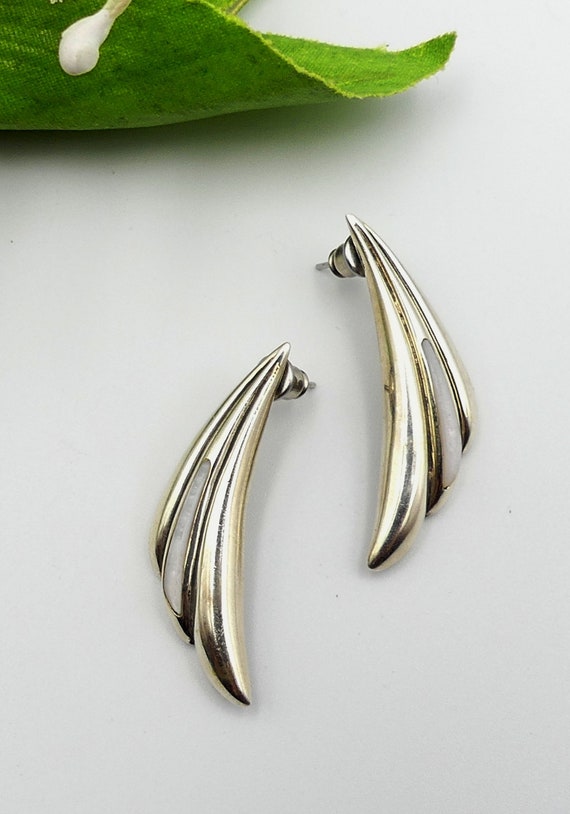 OTT Vintage 60's sterling silver & mother of pear… - image 1