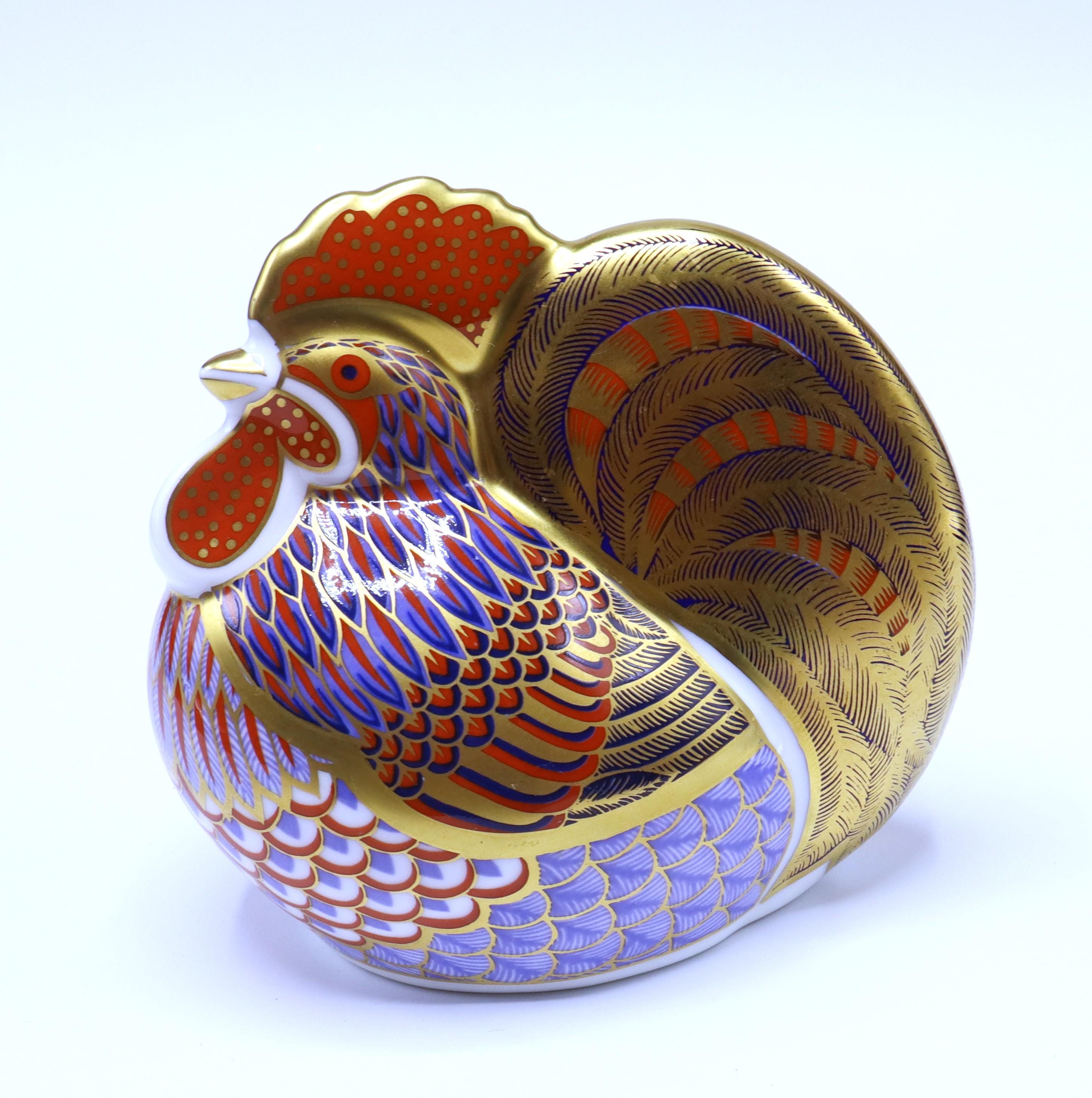 Vintage Royal Crown Derby Rooster Figurine - Etsy