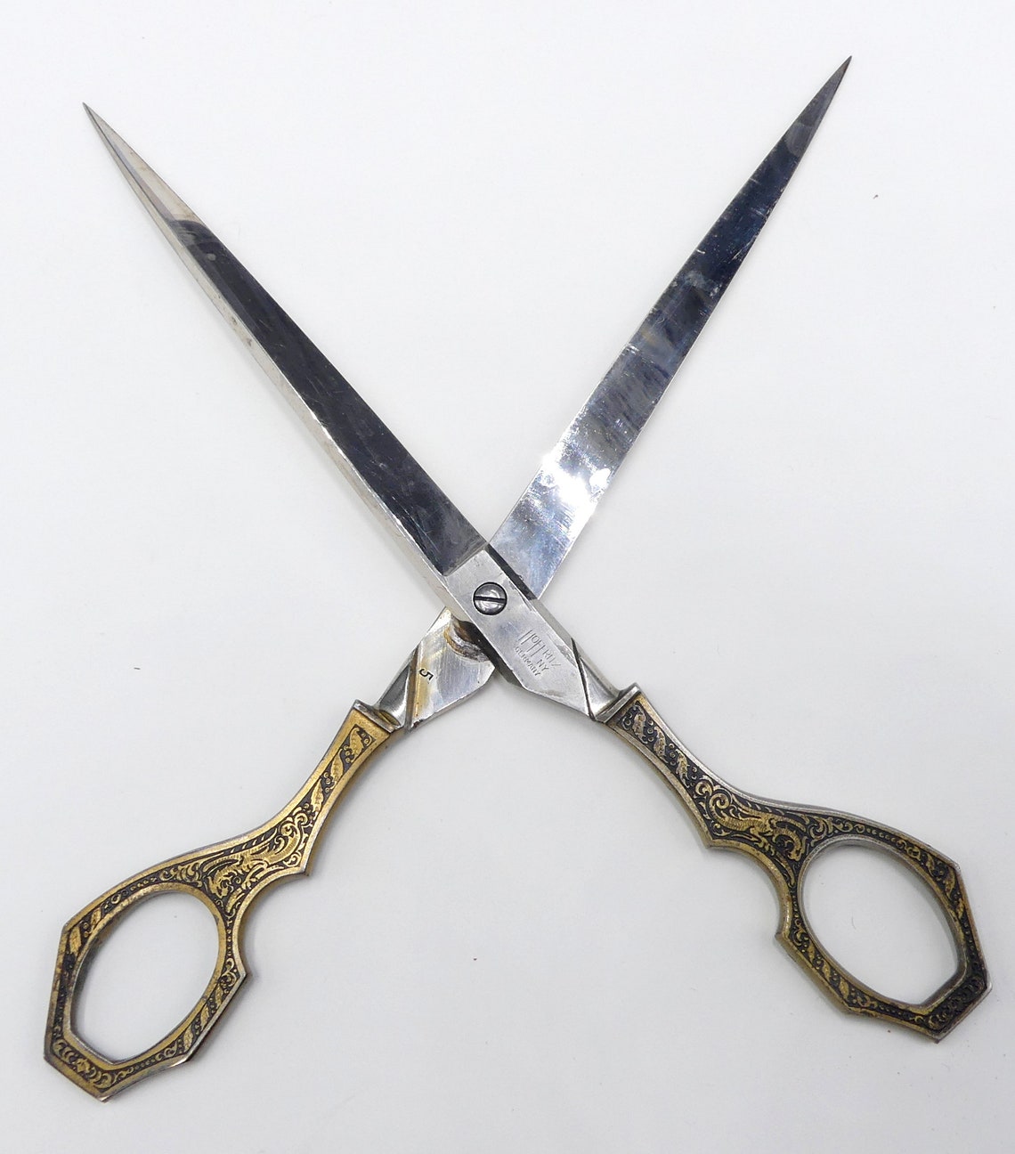 Antique signed Germany Hoffritz two tone scissors Etsy