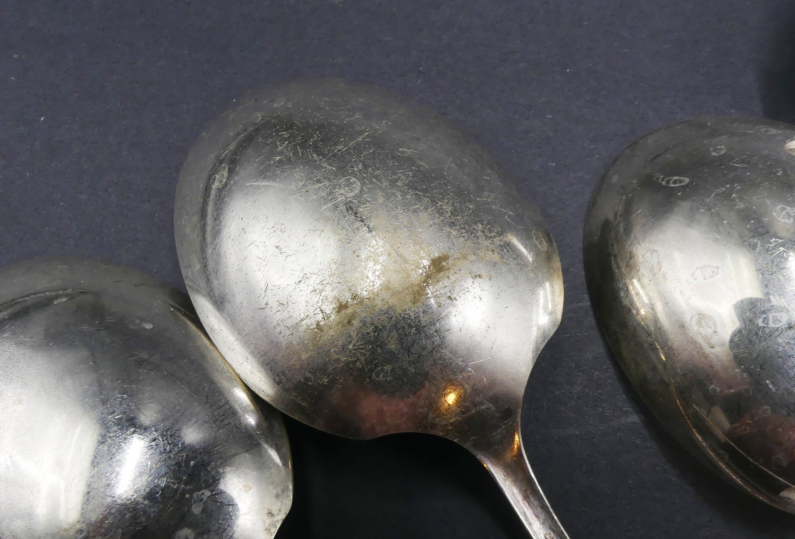 Vintage 4 marked Carlton silver plate big spoons Etsy