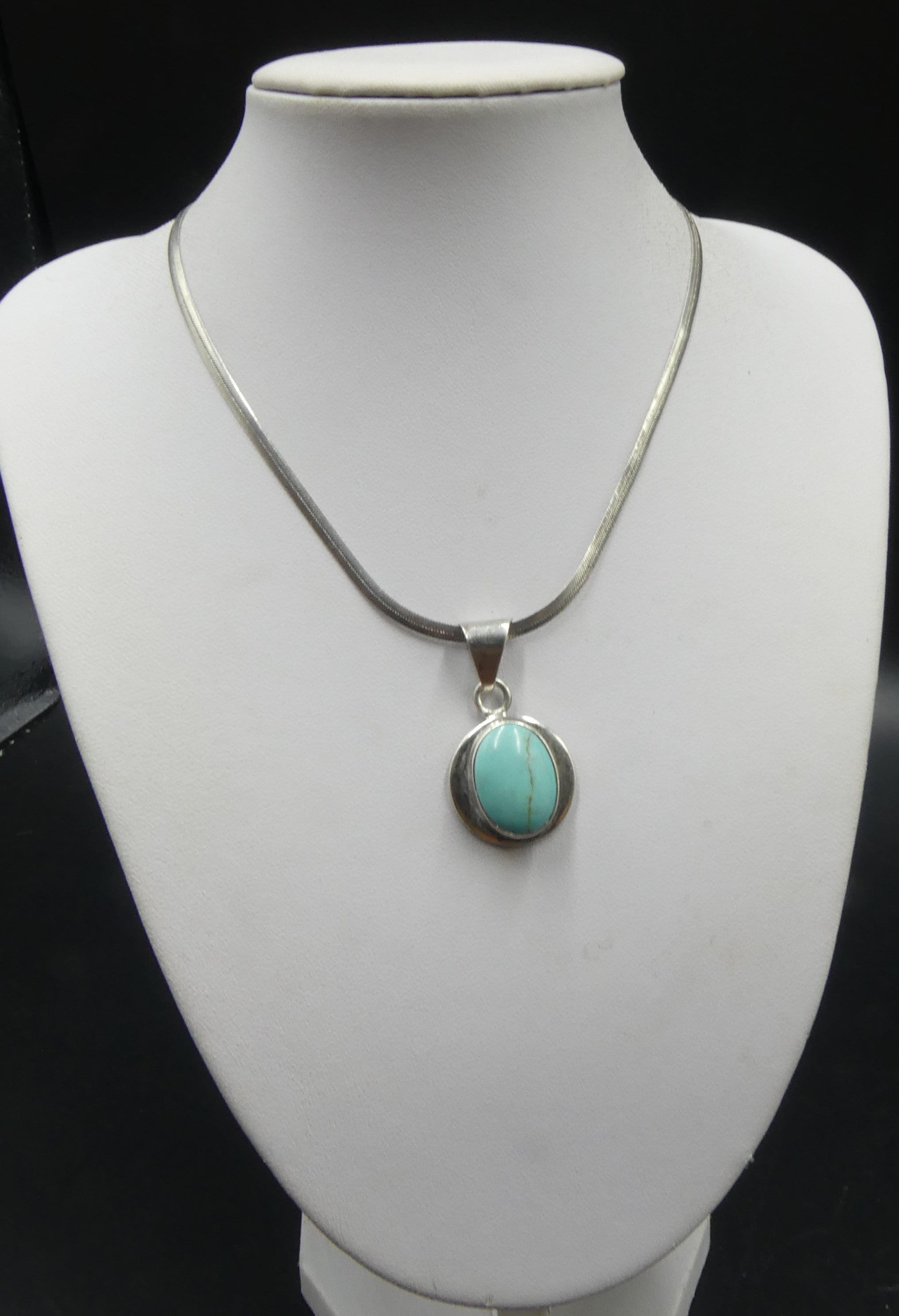 Vintage Marked 925 Sterling Silver Mexico & TJ-76 Turquoise